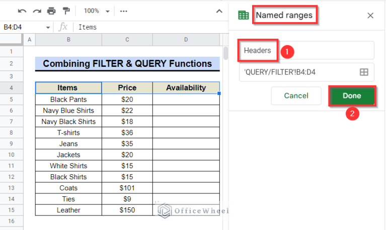 How to Use Data Validation and Filter in Google Sheets (4 Ways)