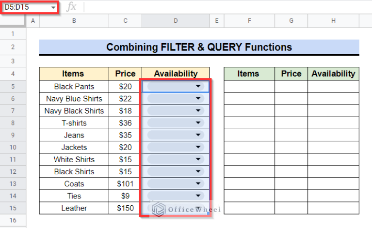 How to Use Data Validation and Filter in Google Sheets (4 Ways)
