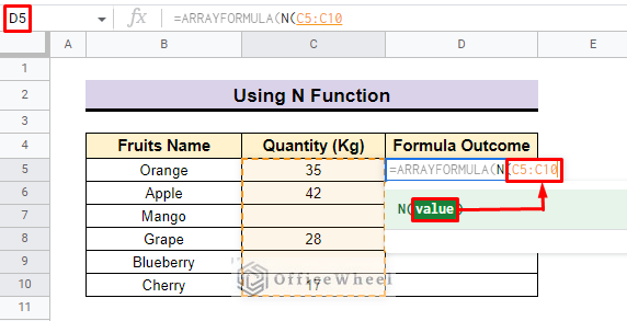 add value argument in the function