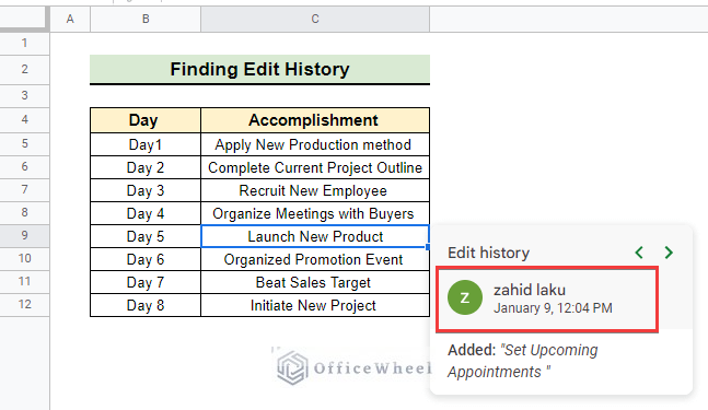 How to Find Edit History in Google Sheets (4 Simple Ways)