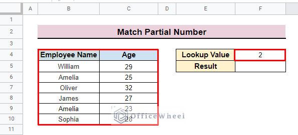 develop dataset and lookup value