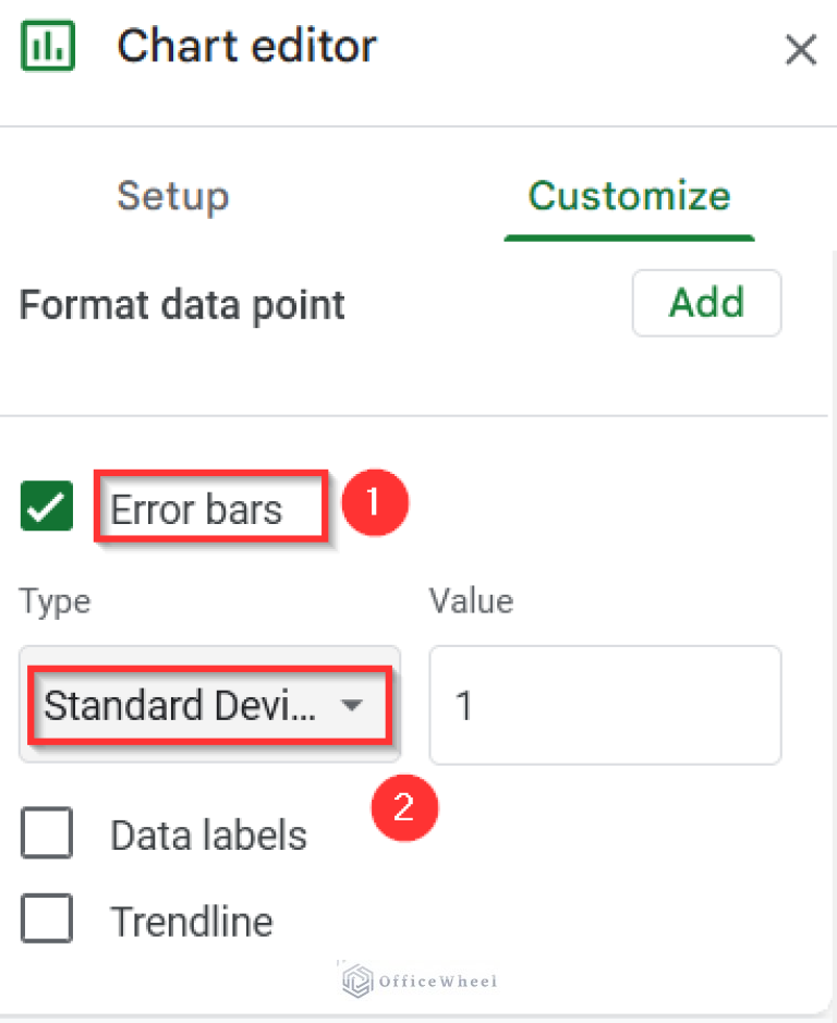 Calculate Standard Deviation with IF Condition in Google Sheets