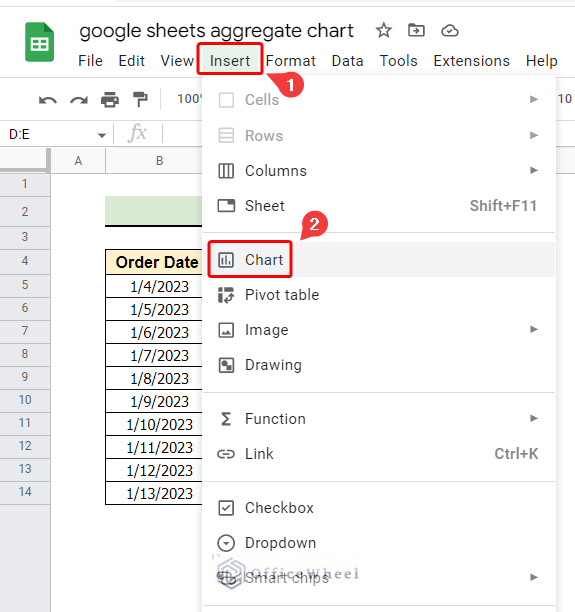 How to Create Aggregate Chart in Google Sheets (with Easy Steps)