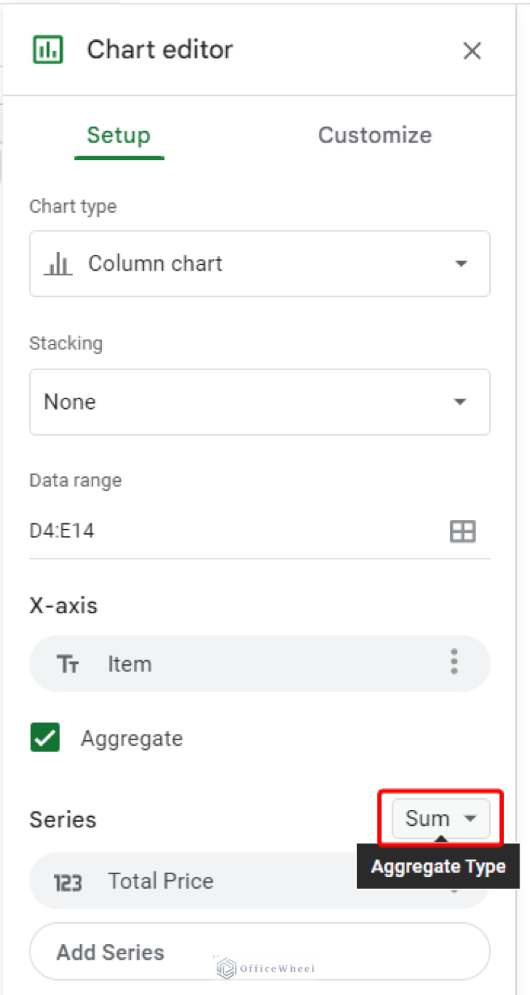 How to Create Aggregate Chart in Google Sheets (with Easy Steps)