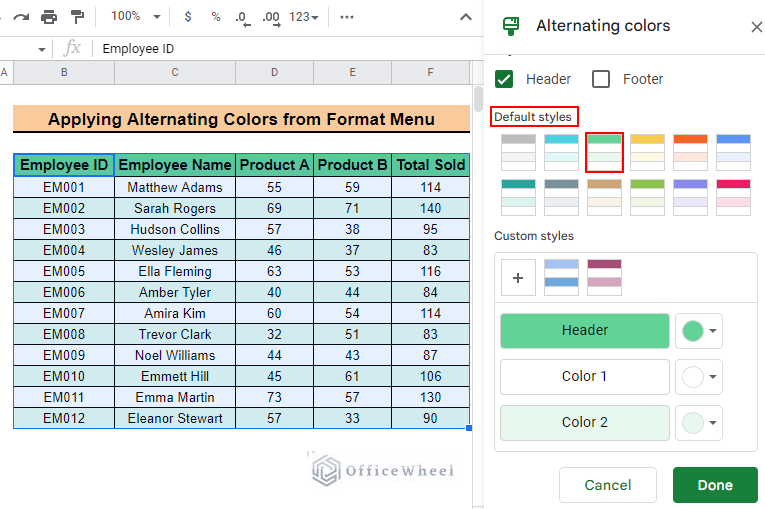 How To Add Alternating Colors Every 2 Rows In Google Sheets how-to-add-alternating-colors-every-2-rows-in-google-sheets