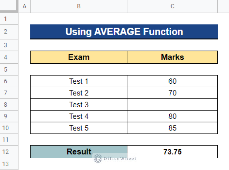 How To Ignore Blank Cells With AVERAGE Formula In Google Sheets how-to-ignore-blank-cells-with-average-formula-in-google-sheets
