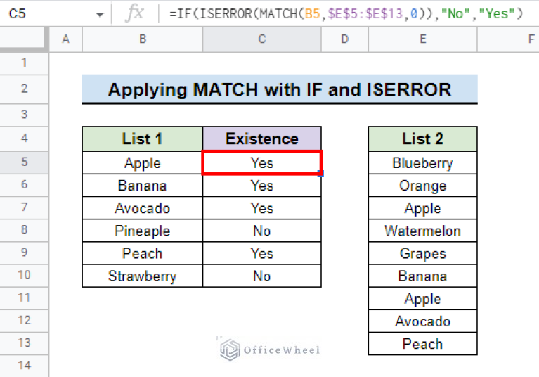 How to Check If Value Exists in Range in Google Sheets (4 Ways)