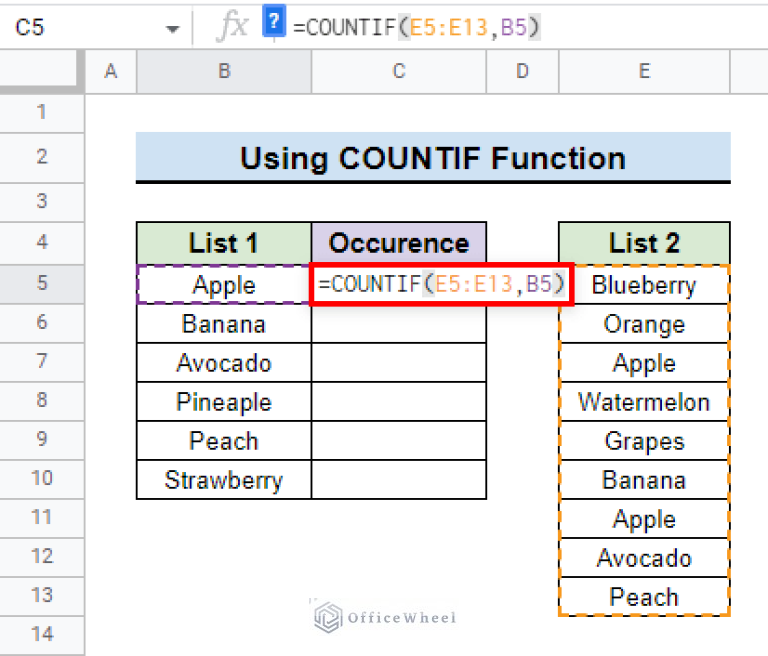 How to Check If Value Exists in Range in Google Sheets (4 Ways)