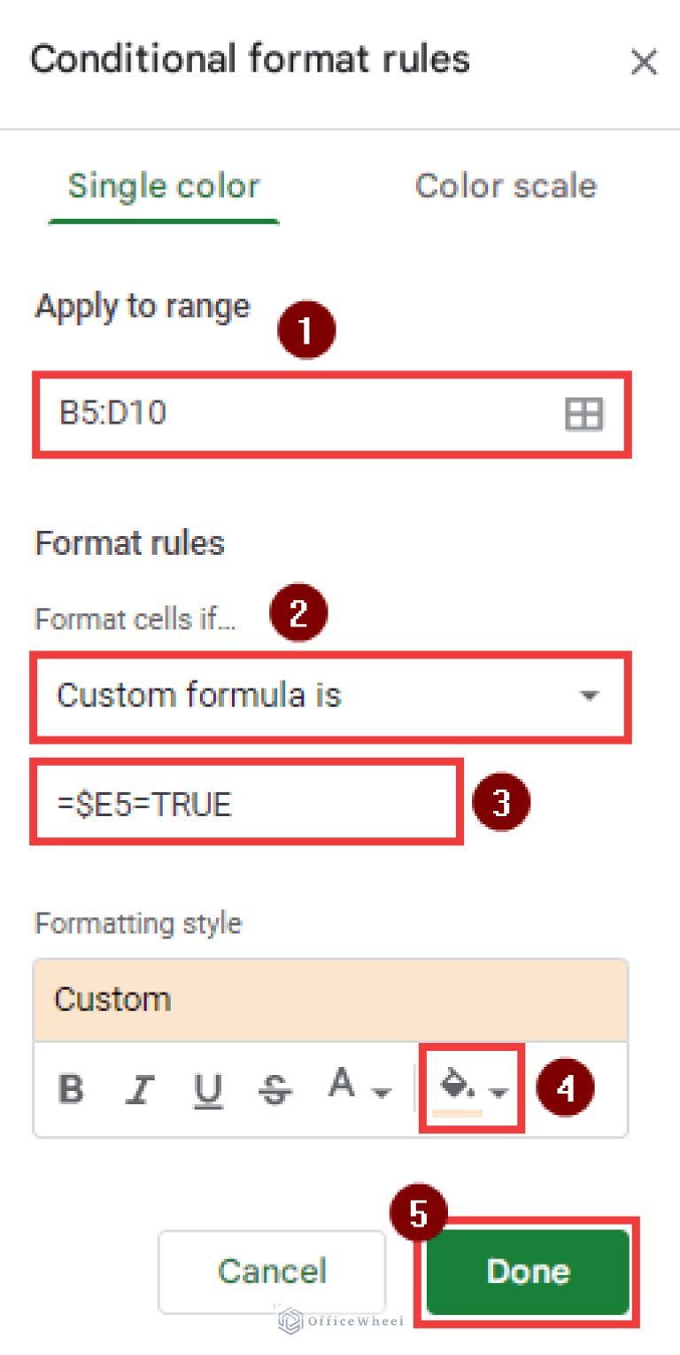 Google Sheets Conditional Formatting With INDEX MATCH Google sheets conditional formatting with index match
