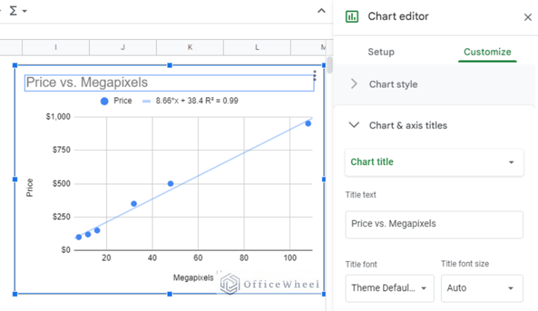 How to Find Correlation Between Two Columns in Google Sheets