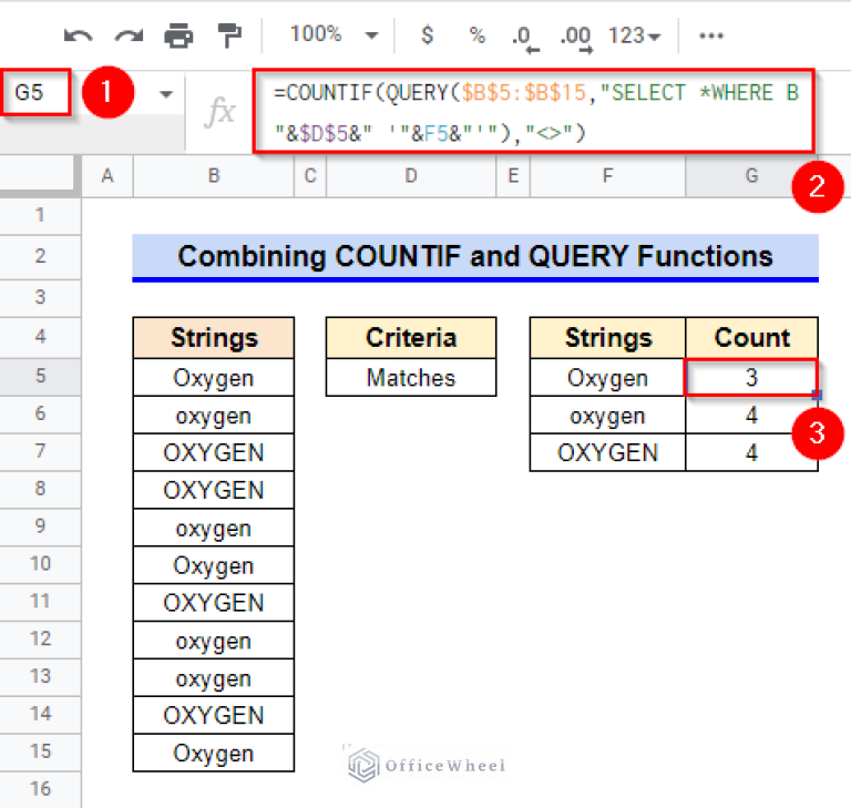 How to Execute Case Sensitive COUNTIF in Google Sheets