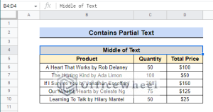 Use COUNTIF If Cell Contains Specific Text in Google Sheets