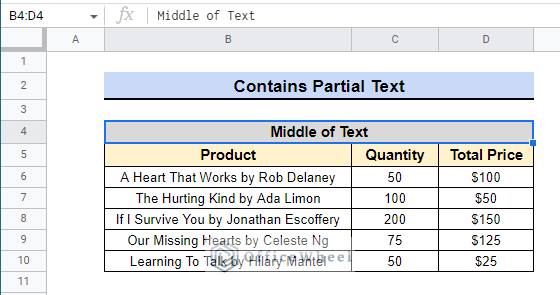 data for countif cell containts text in the middle