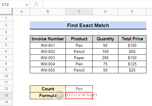 selecting cell in google sheets
