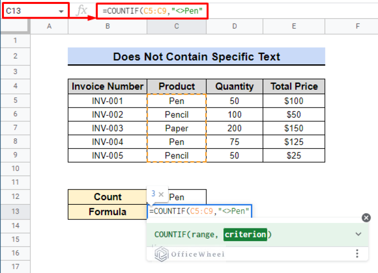use-countif-if-cell-contains-specific-text-in-google-sheets