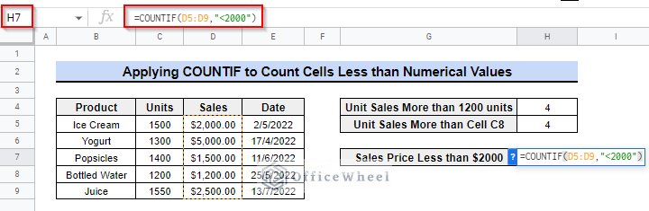 google-sheets-countif-less-than-numerical-values