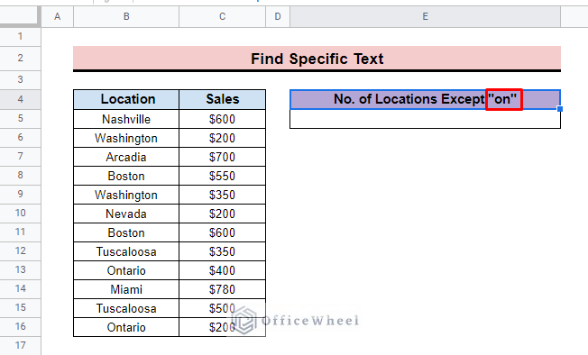 add partial text in google sheets