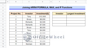How to Find Largest Value in Column in Google Sheets (7 Ways)
