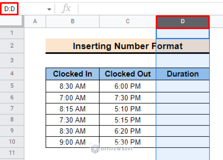How to Calculate Hours Between Two Times in Google Sheets