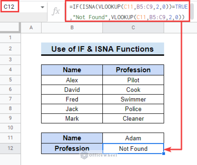 [Fixed!] Google Sheets If VLOOKUP Not Found (3 Suitable Solutions)