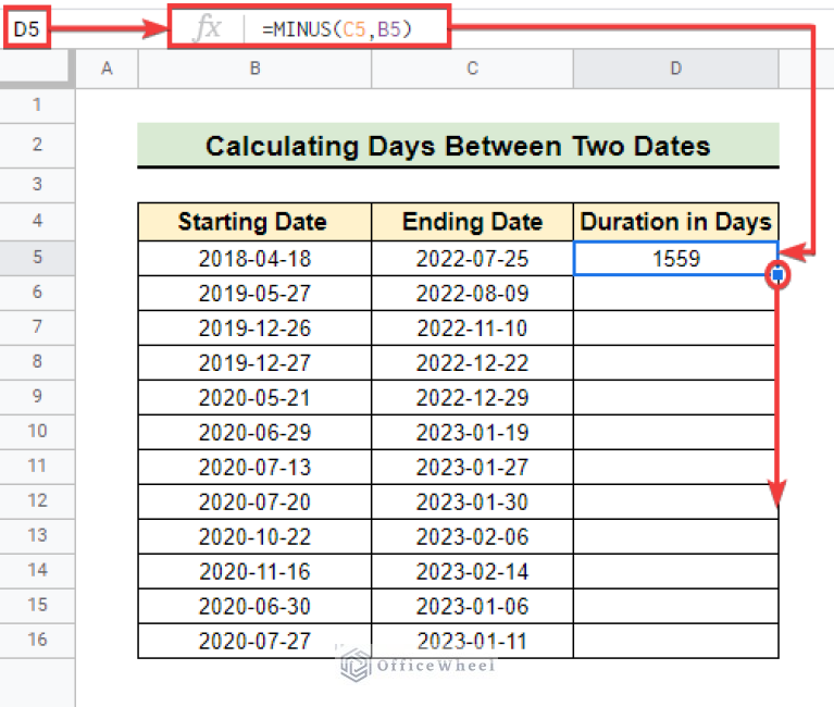 how-to-use-minus-function-in-google-sheets-4-easy-examples