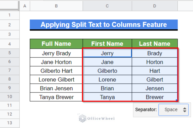 Split Script Example How to Split String Using Apps Script in Google Sheets
