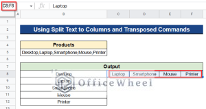 How to Split Cell into Rows in Google Sheets (2 Useful Methods)