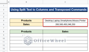 How to Split Cell into Rows in Google Sheets (2 Useful Methods)