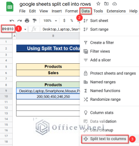 How to Split Cell into Rows in Google Sheets (2 Useful Methods)