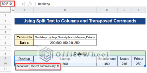 How to Split Cell into Rows in Google Sheets (2 Useful Methods)
