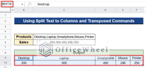 How to Split Cell into Rows in Google Sheets (2 Useful Methods)