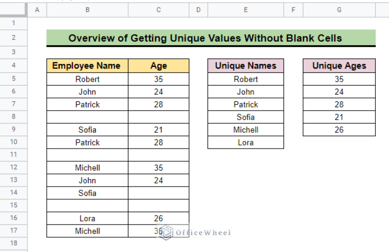 how-to-get-unique-values-without-blanks-in-google-sheets