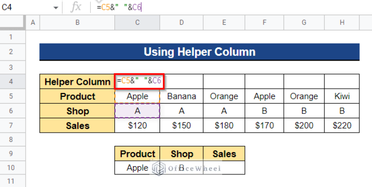 how-to-hlookup-for-multiple-criteria-in-google-sheets-2-ways