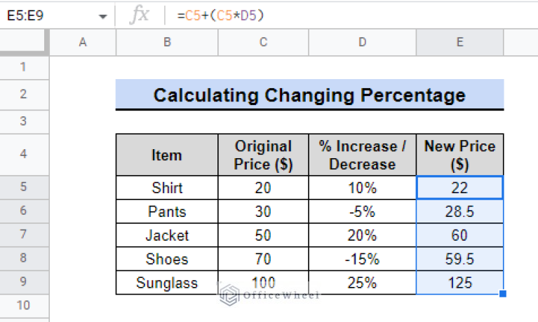 how-to-calculate-percentage-change-in-google-sheets-4-ways