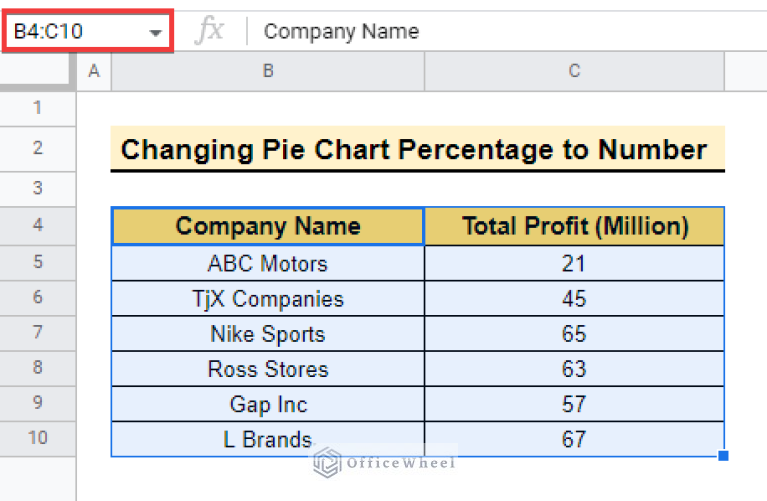 how-to-change-pie-chart-percentage-to-number-in-google-sheets