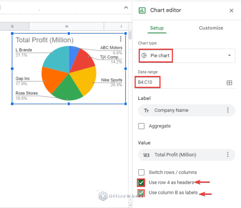 how-to-change-pie-chart-percentage-to-number-in-google-sheets