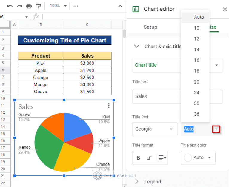 How To Change Title Of Pie Chart On Google Sheets OfficeWheel How To Change Title Of Pie Chart On Google Sheets OfficeWheel