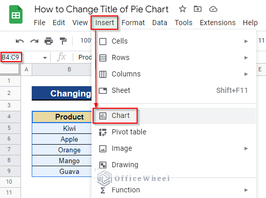  How To Change Title Of Pie Chart On Google Sheets OfficeWheel