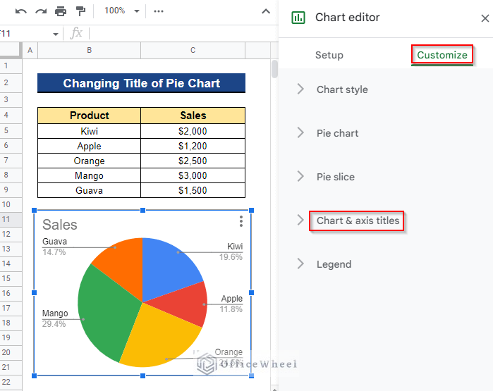  How To Change Title Of Pie Chart On Google Sheets OfficeWheel