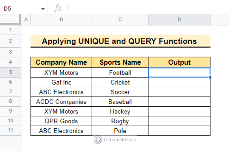 How to Filter Unique Values in Google Sheets (5 Simple Ways)