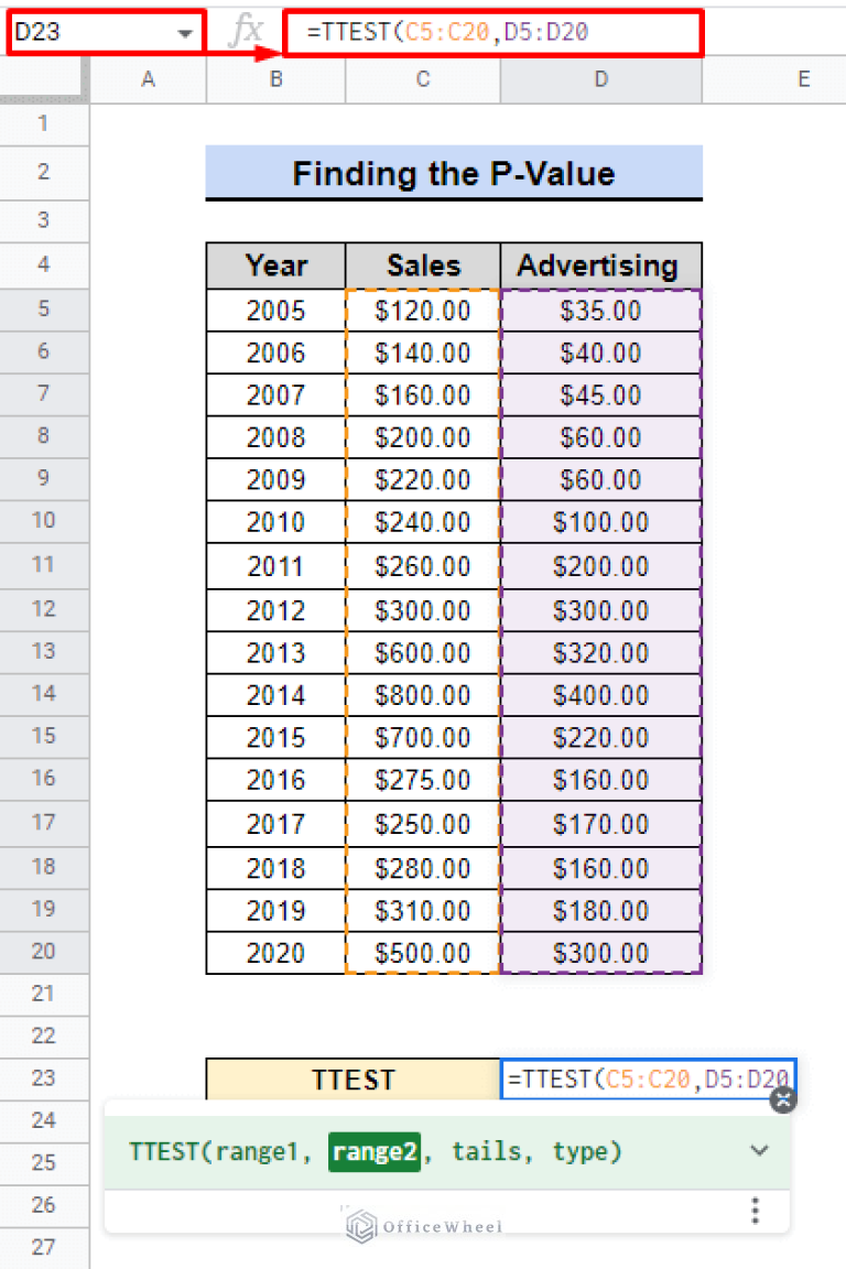 how-to-find-p-value-in-google-sheets-with-quick-steps