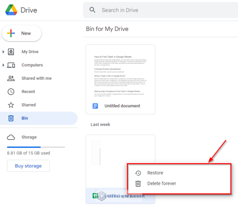 How To Find Trash In Google Sheets with Quick Steps how-to-find-trash-in-google-sheets-with-quick-steps