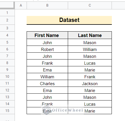 how to find unique values in google sheets