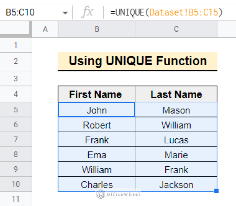 how-to-find-unique-values-in-google-sheets-5-simple-ways