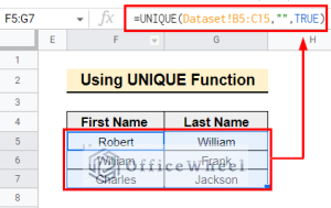 How to Find Unique Values in Google Sheets (5 Simple Ways)