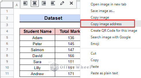 Extracting Image URL from external Link to hyperlink in google sheets