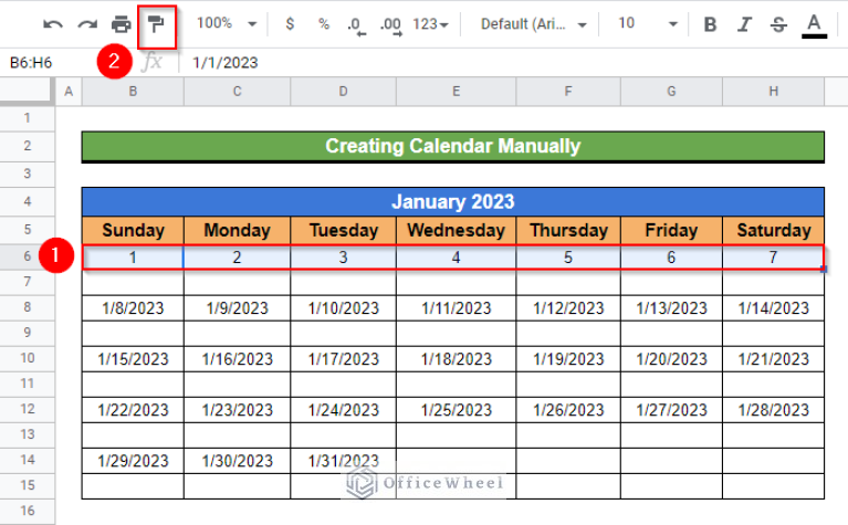 How to Insert a Calendar in Google Sheets (2 Effective Ways)