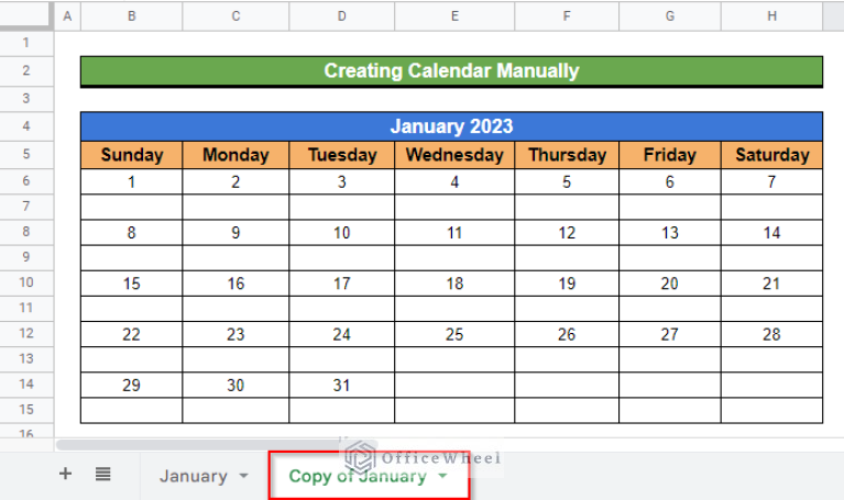 How to Insert a Calendar in Google Sheets (2 Effective Ways)