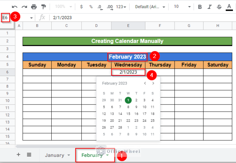 How to Insert a Calendar in Google Sheets (2 Effective Ways) How to Insert a Calendar in Google Sheets (2 Effective Ways)