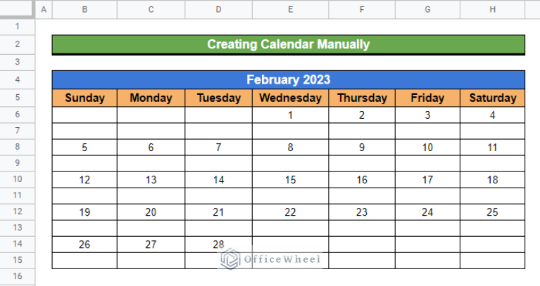 How to Insert a Calendar in Google Sheets (2 Effective Ways)